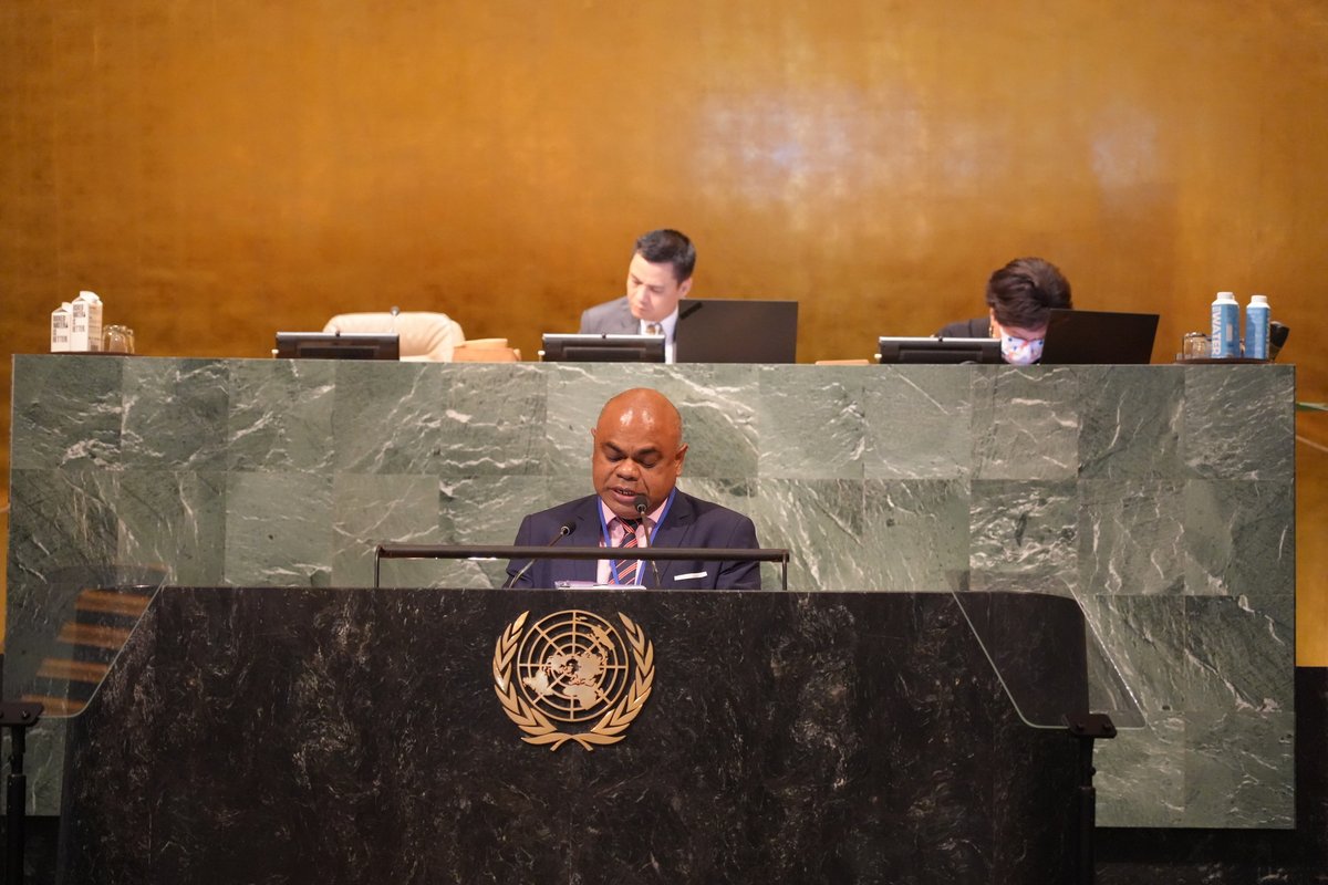 Today <a href="/odo_tevi/">Ambassador Odo Tevi</a> signaled that together with a core group of states will bring a draft resolution to the General Assembly requesting an Advisory Opinion from the International Court of Justice (ICJ) on climate change