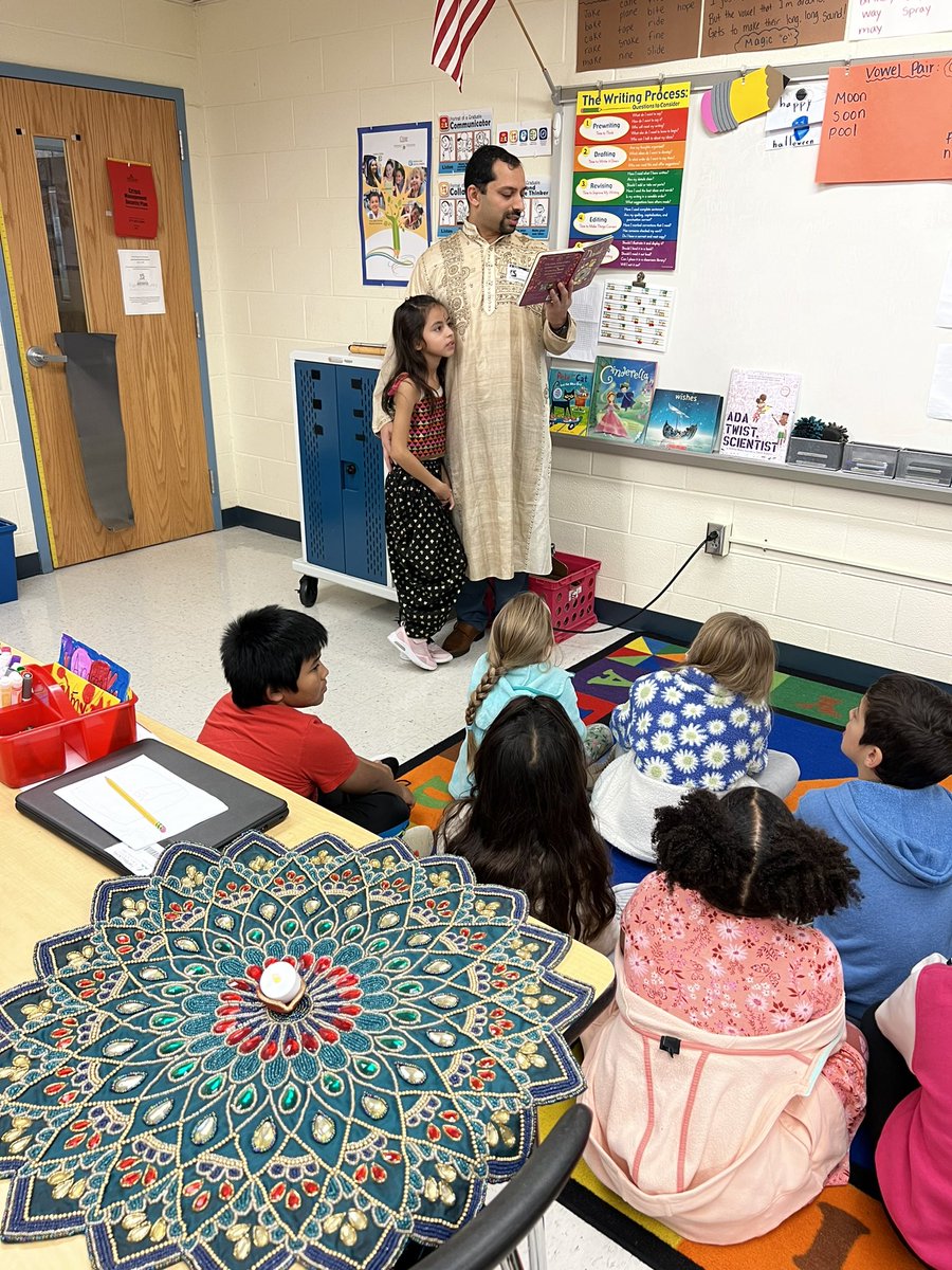 MsErath_LAES's tweet photo. We had some students share with us all about Diwali this week! https://t.co/tS4gVD4PXb