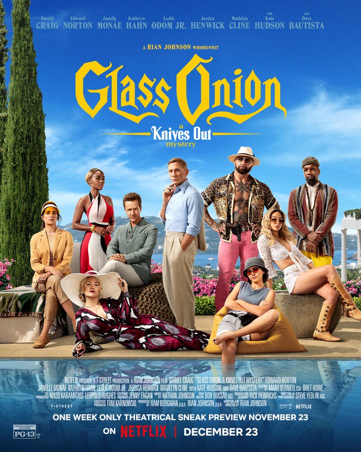 Glass Onion: A Knives Out Mystery - Netflix veröffentlicht ...
