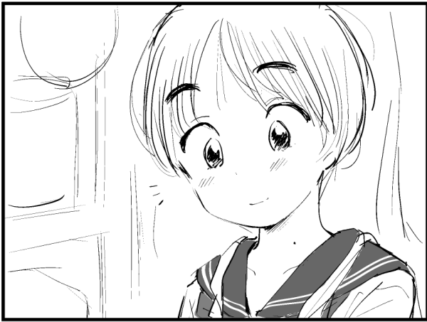 いろいろ描いたり消したりしています。 