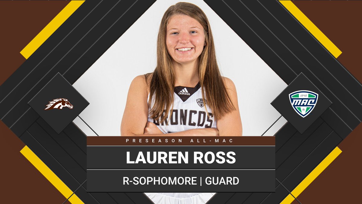 Congratulations to redshirt sophomore guard <a href="/Ross22Lauren/">lauren ross</a> on being named to the Preseason All-MAC Second Team!! 🏀

📰 buff.ly/3DecrB5 

#BroncosReign