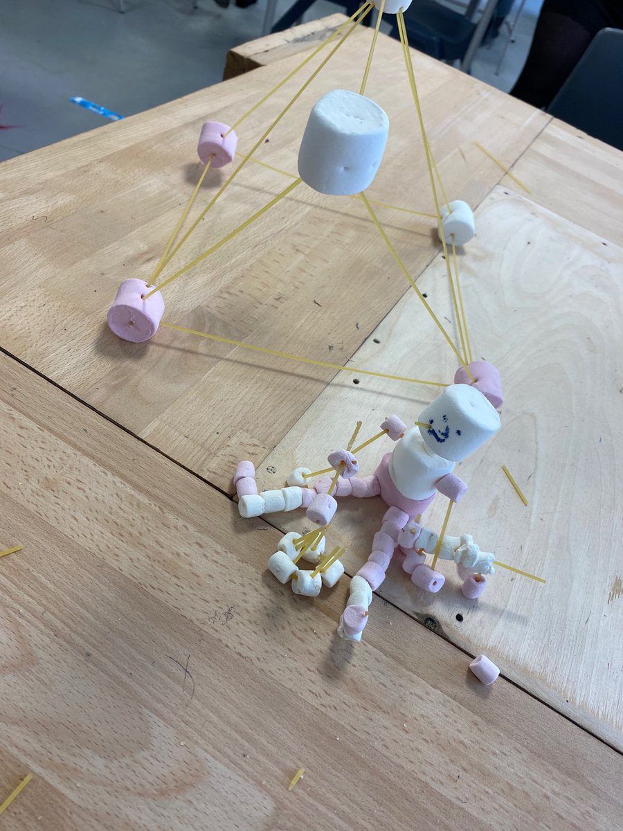 Ending our half term of ‘classic challenges’ at #STEM club, the spaghetti and marshmallows had to make an appearance! 
For some, the biggest challenge wasy not eating all the building materials… 🤦‍♀️
