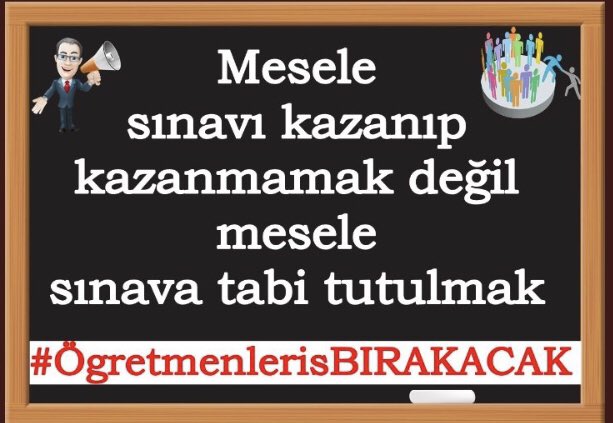 Bu işin partisi, sendikası kalmadı. İnsanca yaşamak için #ÖgretmenlerisBIRAKACAK