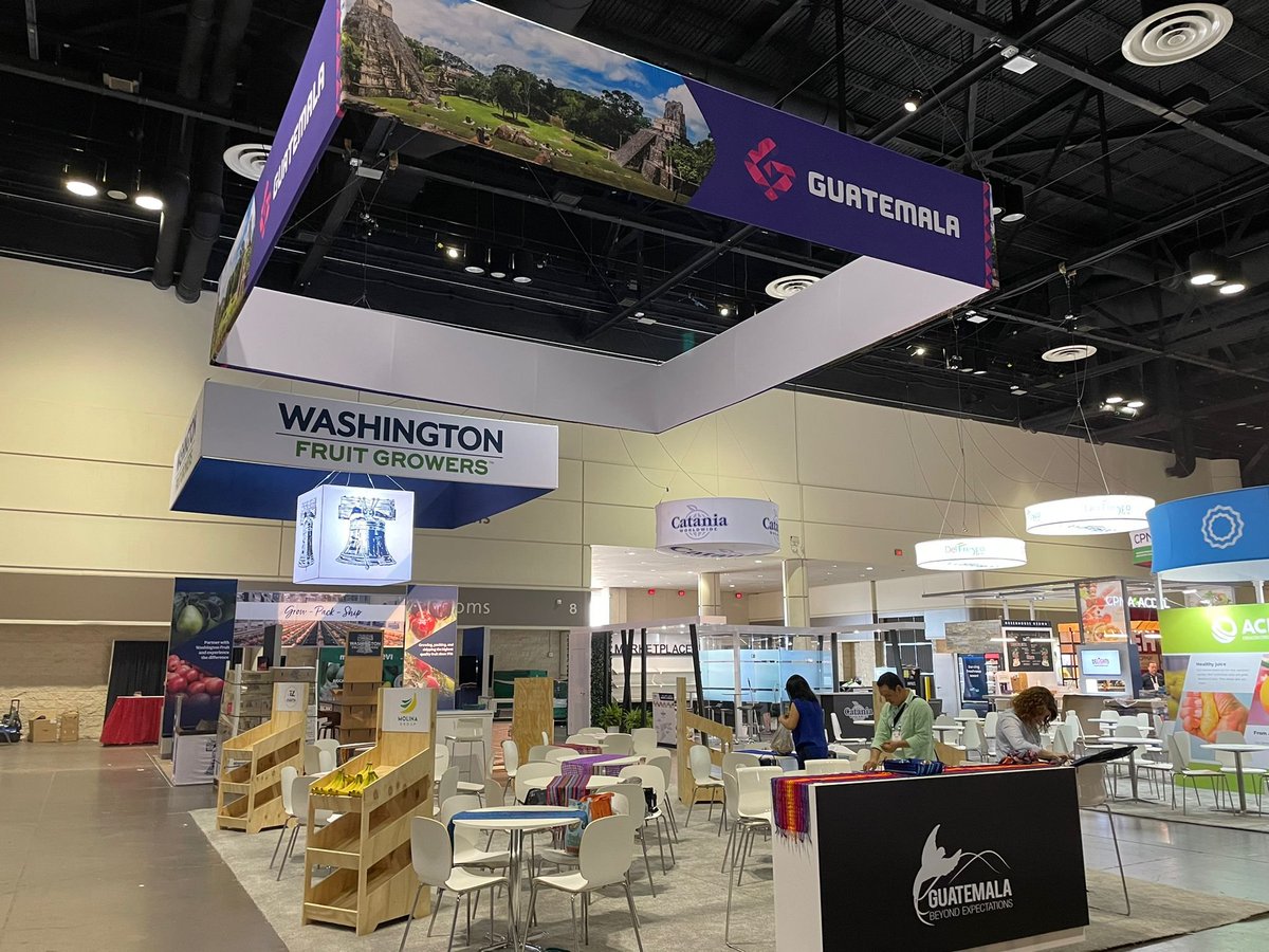 LPAJimenez's tweet photo. #Guatemala presentará oferta exportable de #agroindustria en Global Produce and Floral Show de la PRODUCE MARKET ASSOCIATION en #EEUU pabellón país #AsombrosaEImparable organizado por @AGEXPORTGT participan empresas #BeyondExpectationsGT #MovimientoExportador y apoya @MinexGt https://t.co/UjzeJK9IEU