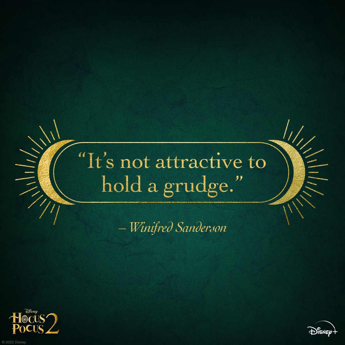 Some Witch Wisdom as we head into Halloween weekend!🔮 #HocusPocus2 is streaming now on Disney+.