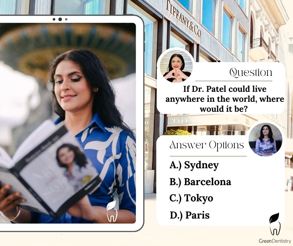 We love asking Dr. Patel questions to help our patients get to know her on a more personal level.🥰 So we asked, "If you could live anywhere, where would you live?" What do you think she said? Take a guess below by putting A, B, C, or D in the comments.🤗