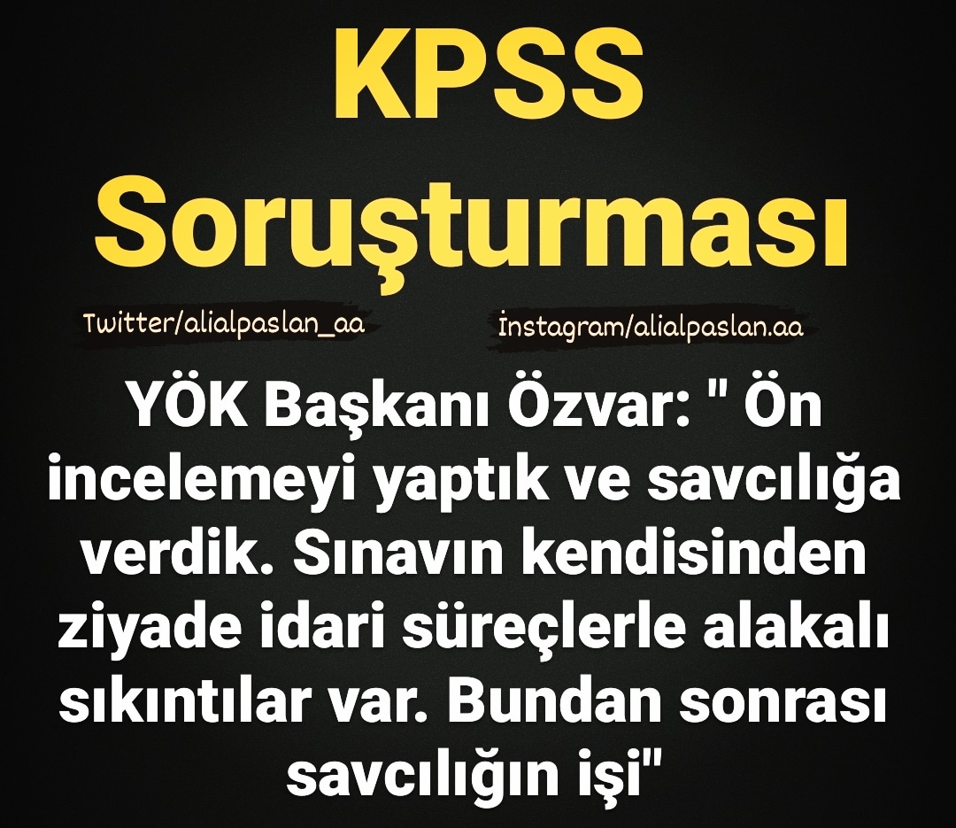 alialpaslan_aa's tweet photo. ❗KPSS Soruşturması!
#kpss #kpsslisans #kpsslisans2022 #lisanskpss #kpss22 #kpss2022 #2022kpss #lisans #lisans22 #lisans2022 #kpsssoruşturması #yök https://t.co/CarCaajCbd