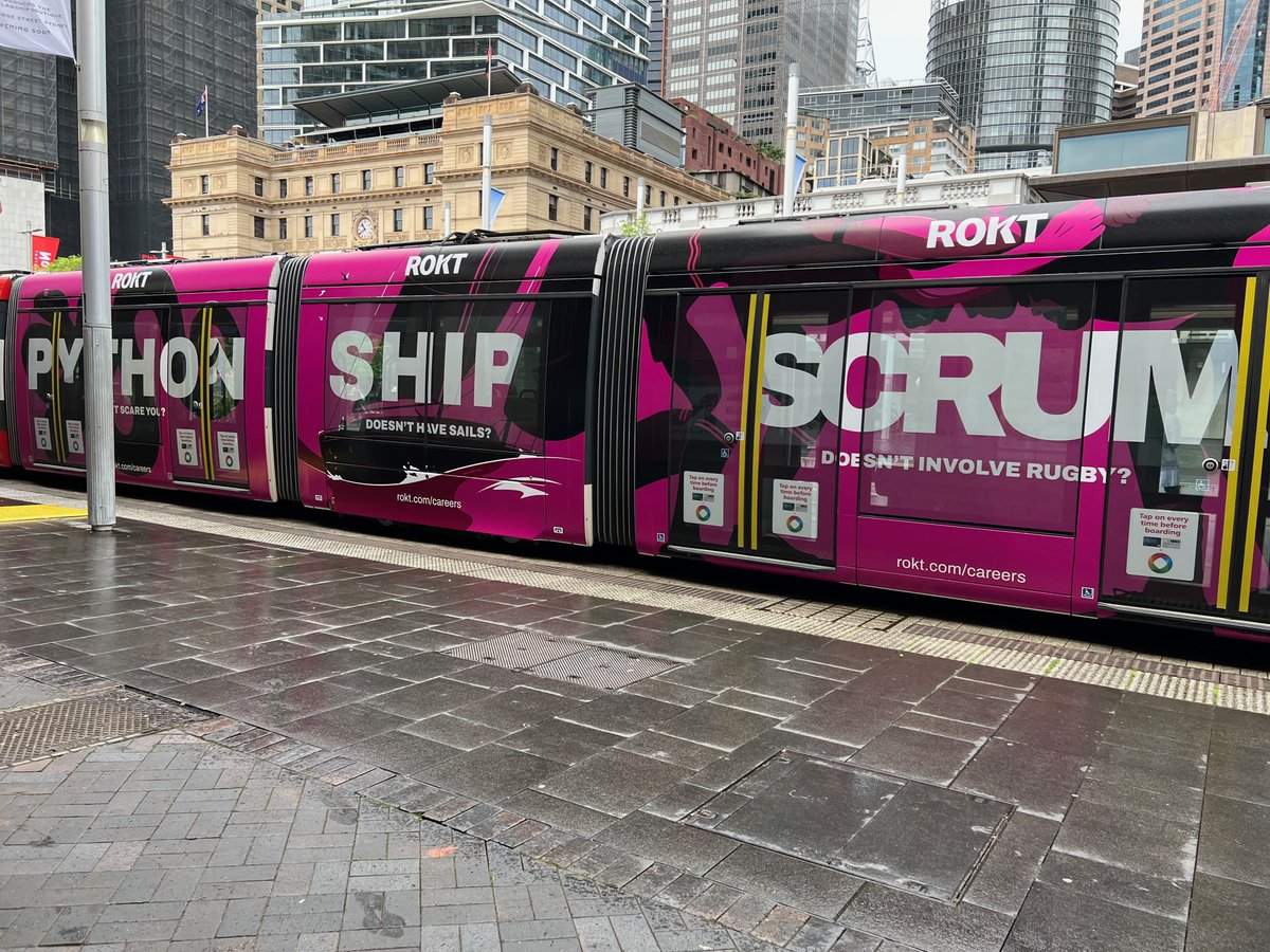 Next stop: the right place to grow your #engineering career. We’re taking a ride on Sydney’s light rail looking for the best engineers to join Rokt. Read more via @Mumbrellanews → mumbrella.com.au/analogfolk-and…