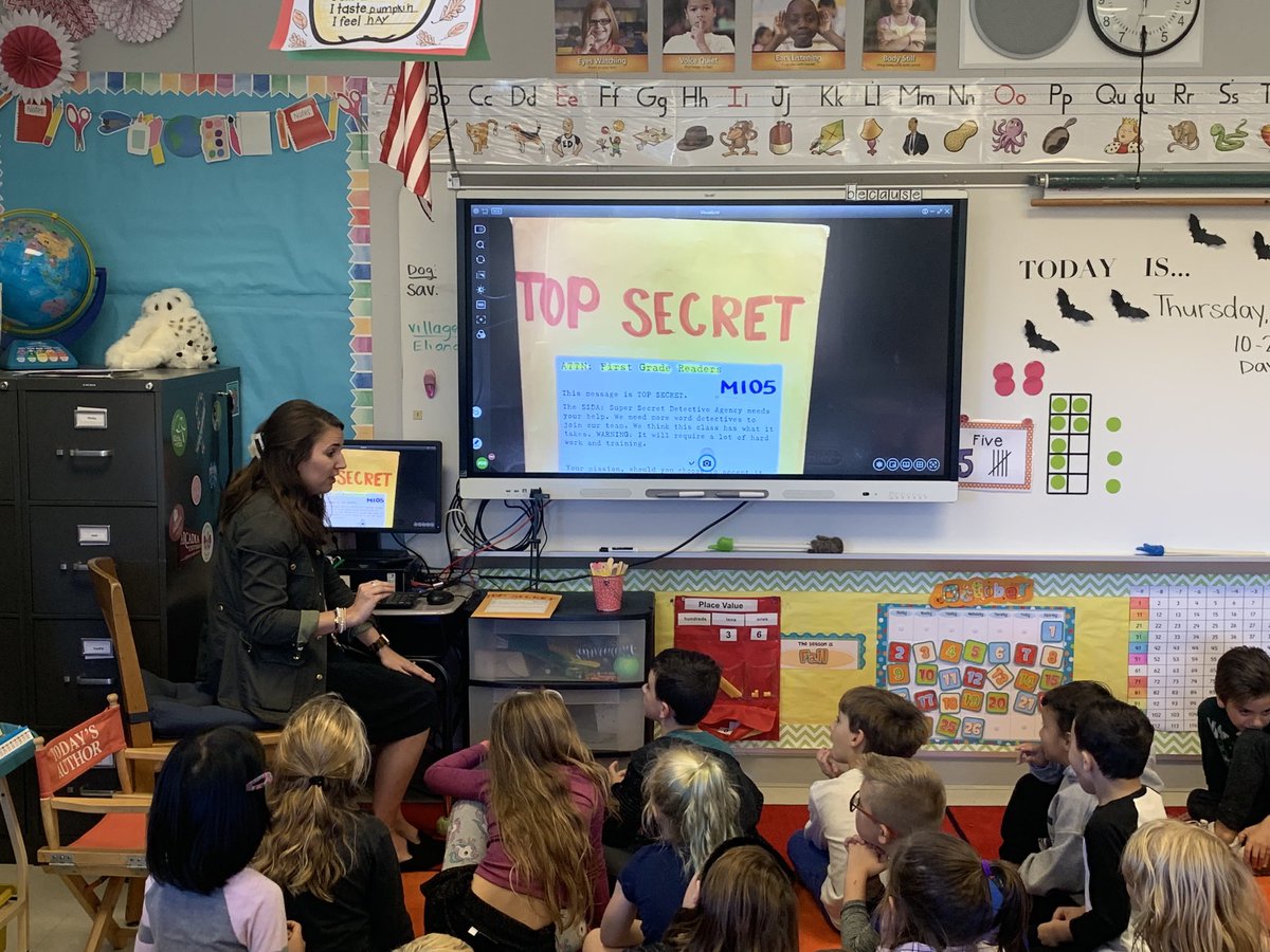 Mrs. Longstreet’s students received a “top secret” mission from the SSDA (Super Secret Detective Agency). Their mission is to use good reading strategies to figure out tricky words when they are reading. Will all of these readers earn their word detective badges? Stay tuned!