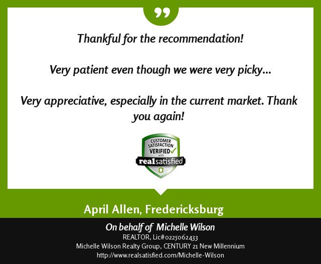 MWRealEstate's tweet photo. I'm always humbled by the kindness of my clients. Thank you. https://t.co/vJOElbhO48 via @realsatisfied https://t.co/iAfIHKMdA7