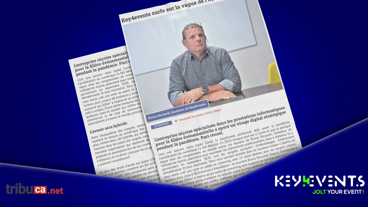 key4events's tweet photo. 🗞 IN THE PAPER - @Tribuca 
Pour répondre aux nouvelles attentes du monde de l'évènementiel, key4events mise aujourd'hui sur l'hybride qui combine évènements en présentiel et expériences digitales.
#events #hybride

https://t.co/jvtN6nDImn https://t.co/EPz6V9bOS4