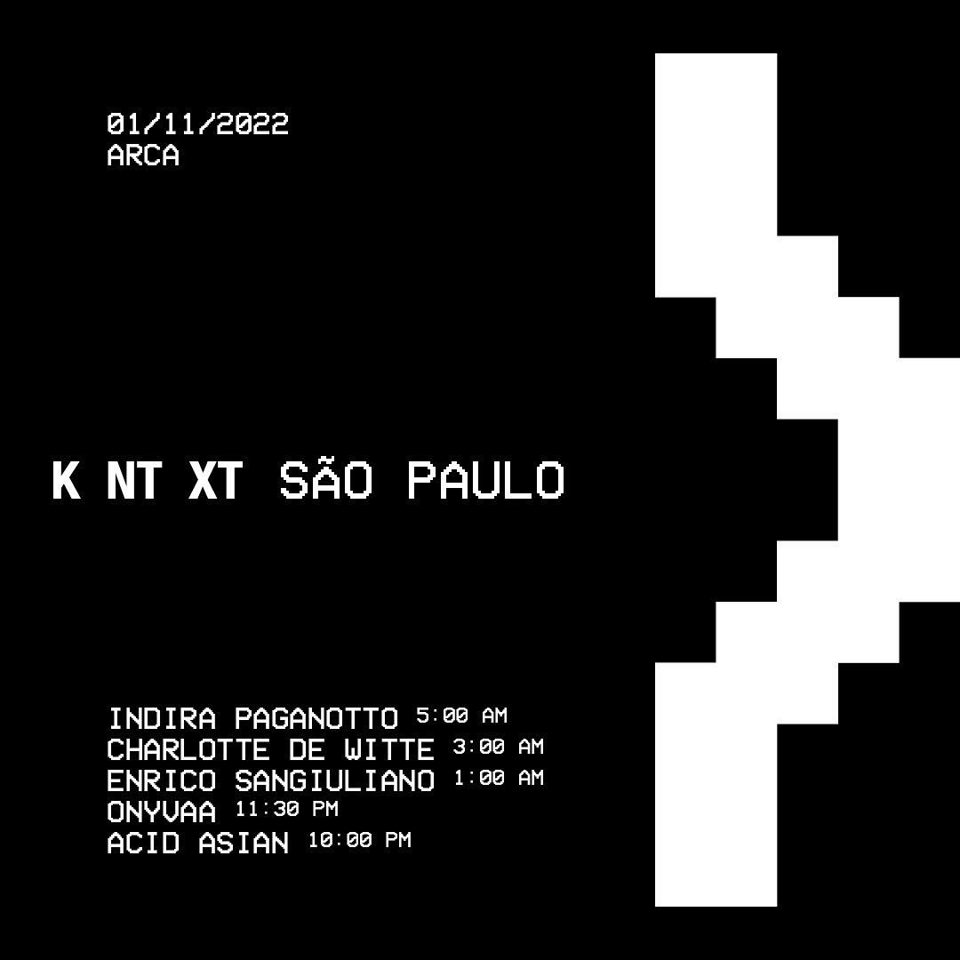 Only 5 more days until the KNTXT family will reunite in São Paulo 🔜 Last tickets are available via kntxt.link/saopaulo 🇧🇷 #KNTXT #KNTXTSaoPaulo #Brazil #saopaulo #timetable