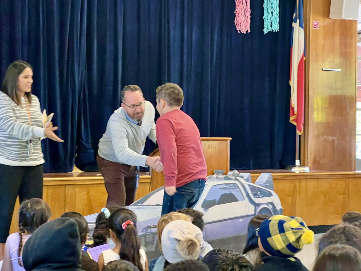 PROUD of our Jon Jon! Recognized this morning during the awards ceremony for A/B Honor Roll, Punctuality,& the Mighty Mustang Award! We love you son! Thank U Mrs. Whitby, Mr. MAC & St. Elmo Elementary for supporting our students & families! #StElmoProud #SomosAISD #MightyMustangs