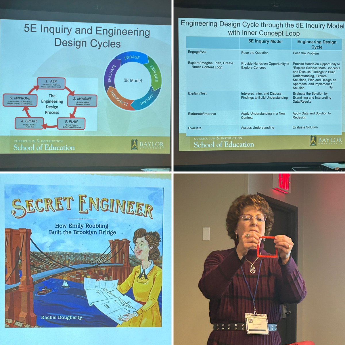 TXMathEducator's tweet image. Learning about the  inner content loop to enhance the science and math in engineering from @drcoopermath and Dr. Suzanne Nesmith at SSMA.