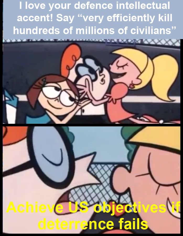 NuclearMemes's tweet photo. iF DEtErREncE fAiLs #NuclearPostureReview #NPR https://t.co/3GiC3H3tr3