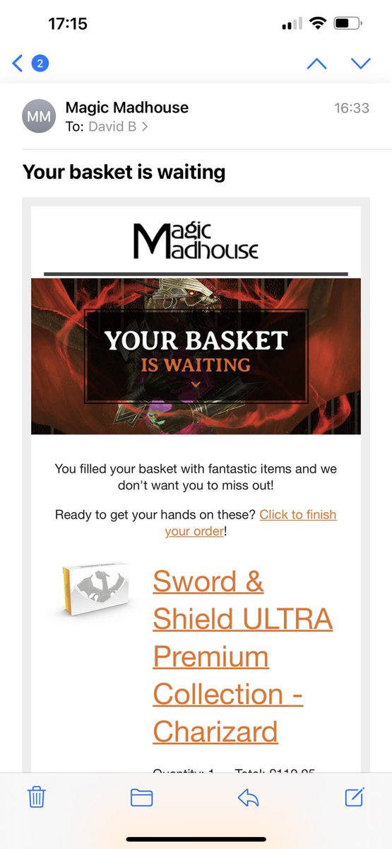 Ok, getting the email last night was a kick in the balls already but to get it again today?! Nah, that’s not cool <a href="/magicmadhouse/">Magic Madhouse</a>. It’s like rubbing salt AND lemon AND glass into the wound… 🥺🥺🥺