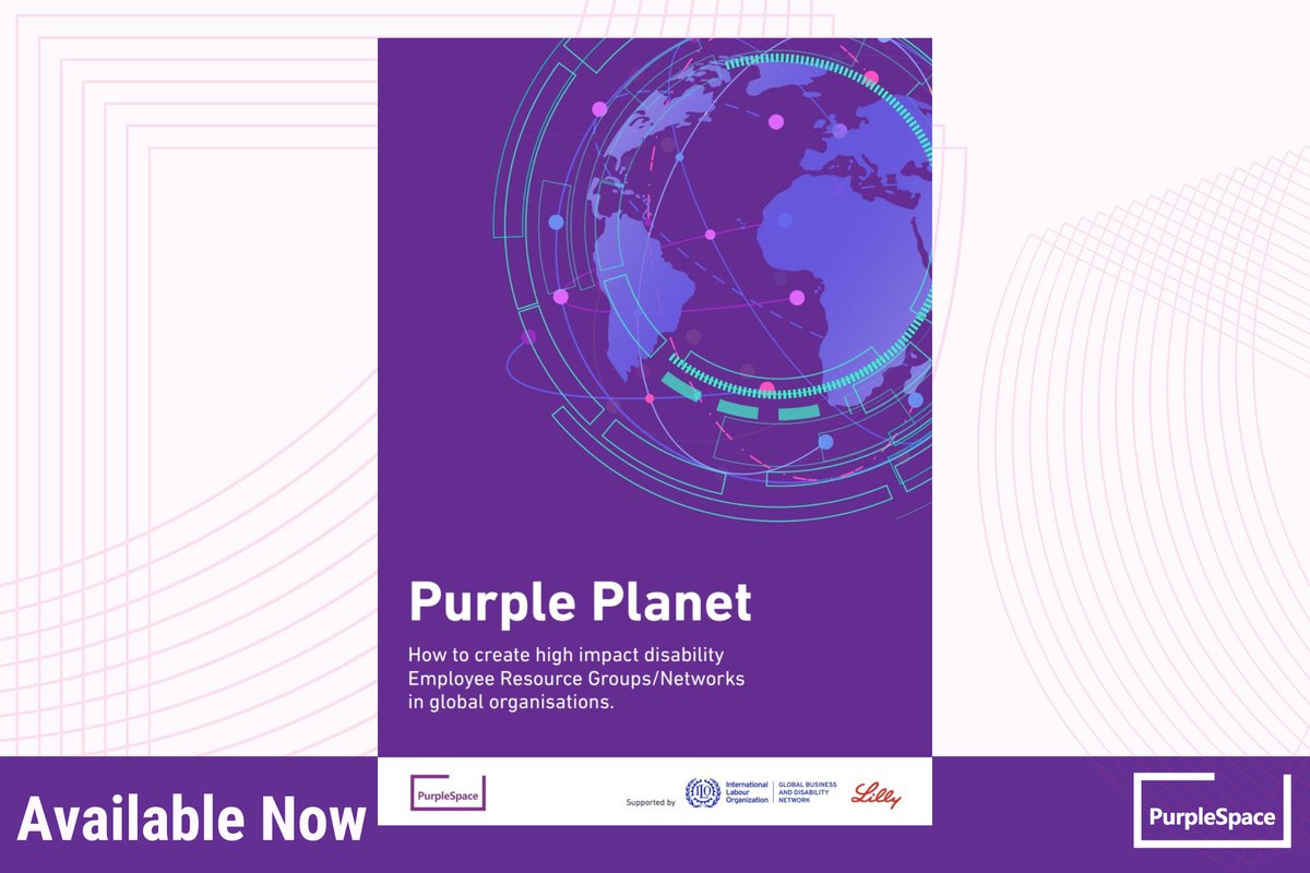 PurpleSpace (@mypurplespace) on Twitter photo With the generous support of the <a href="/ilo/">International Labour Organization</a> and <a href="/LillyPad/">Former Account of Eli Lilly and Company</a>, PurpleSpace today publishes a first of its kind free resource on how to create high impact disability ERG/Networks in global organisations. Available now!
purplespace.org/purplespace-gl…
#GlobalERG #Disability #ERG #DEI With the generous support of the <a href="/ilo/">International Labour Organization</a> and <a href="/LillyPad/">Former Account of Eli Lilly and Company</a>, PurpleSpace today publishes a first of its kind free resource on how to create high impact disability ERG/Networks in global organisations. Available now!
purplespace.org/purplespace-gl…
#GlobalERG #Disability #ERG #DEI