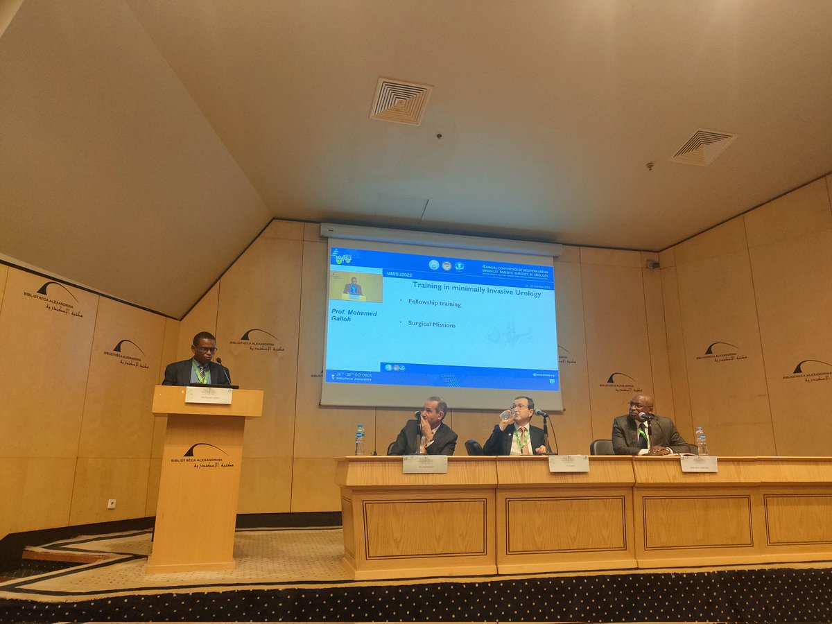 MMISU_meeting's tweet photo. Minimally invasive urology: Landscape and needs assessment Perspective from Burkina Faso @AlyAbdelKarim1 @AliSerdarGozen Aristide Kabore, Papa Ahmed Fall, Mohamed Jalloh @eauesut @uroweb #MMISU22 https://t.co/RkDYhiaIbP