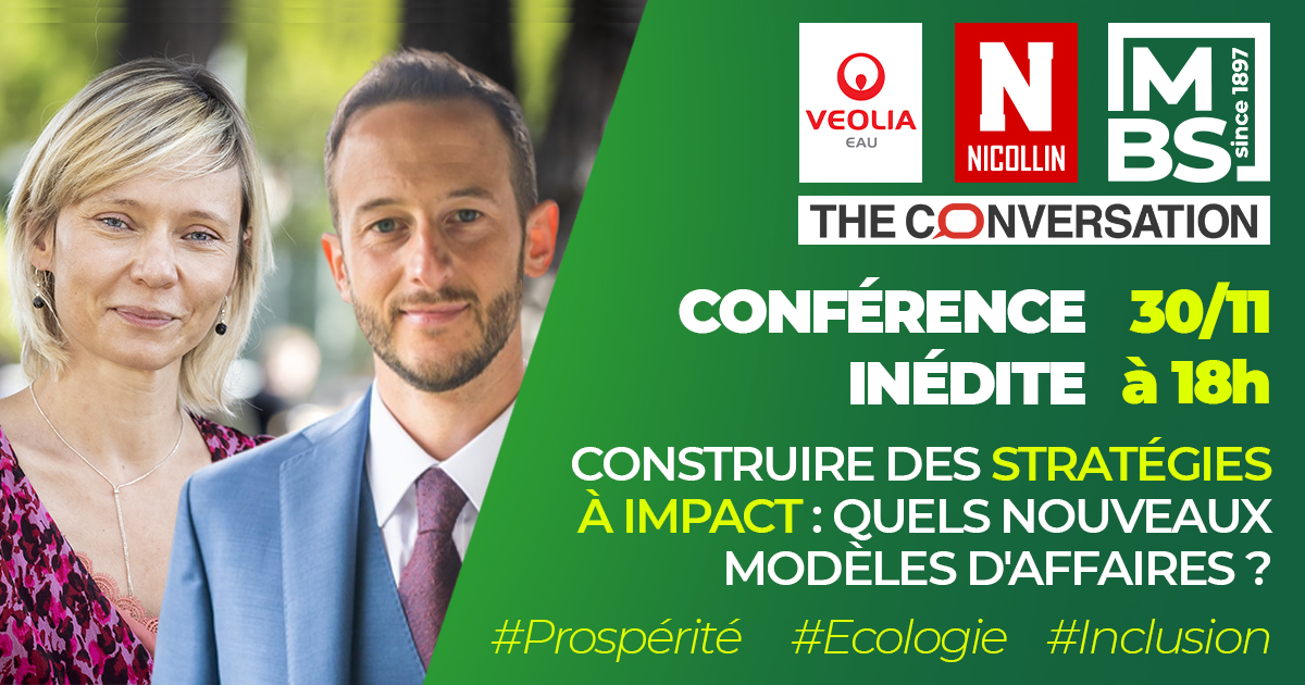 MBS_edu's tweet photo. INVITATION 📢 Pour permettre au ➕ grand nombre de s’emparer des enjeux de la #transition, le centre #IMPACTS de MBS organise un cycle de conférences gratuites ouvertes à tous pour partager les derniers résultats de la Recherche en #RSE, avec le soutien de @FR_Conversation.🙌 https://t.co/iGcsViXuA3