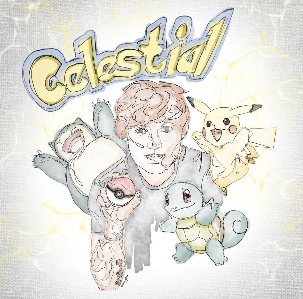 edsheeran's tweet image. You lot are so incredibly talented! Thanks for bringing ‘Celestial’ to life ⚡