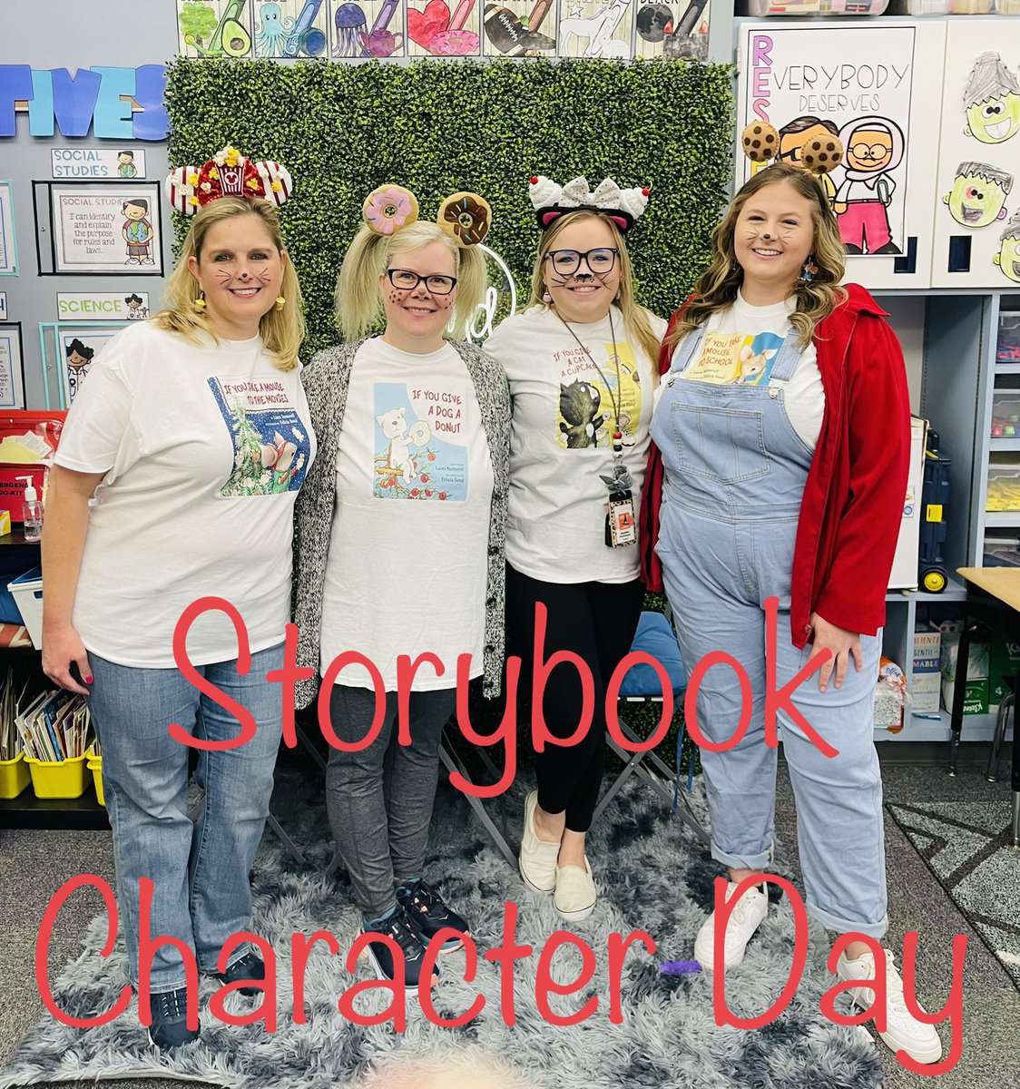 allienelson's tweet photo. Storybook Character Day @LauraNumeroff @StarrettElem https://t.co/olJMlTvlYY
