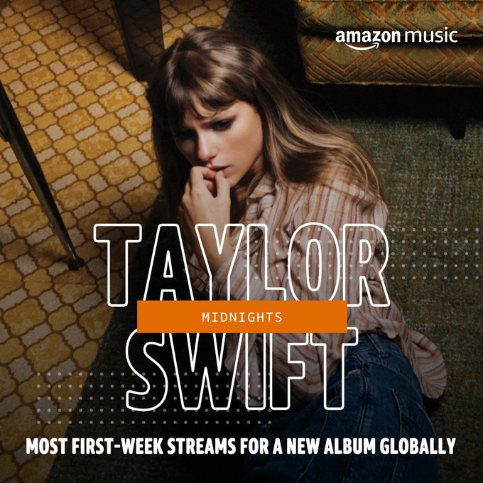 Taylor Swift Streaming Data 🕛 on Twitter "Amazon reports that
