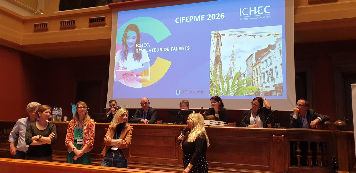 Labo_Coactis's tweet photo. #CIFEPME2022 
Prochains congrès 
- 2024 Université Laval, Québec, Canada 
- 2026 Ichec Brussels Management School &amp; UCLouvain, Belgique
- et probablement ESCA Casablanca en 2028! https://t.co/w19LrVKtSz