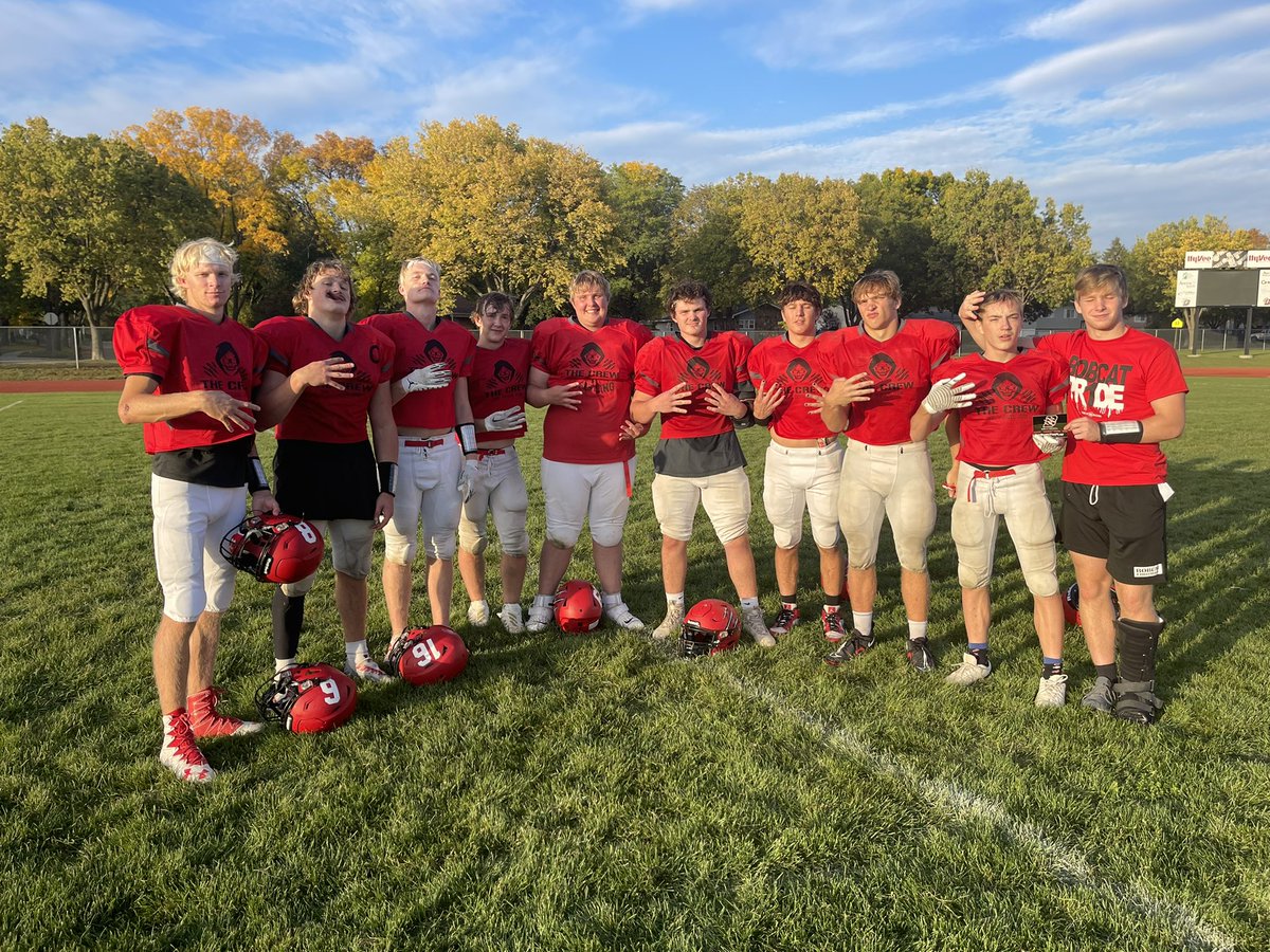 I’m riding with <a href="/brookingsfball/">Brookings Bobcat Football</a> and #thecrew today. Can’t wait. Love you guys.