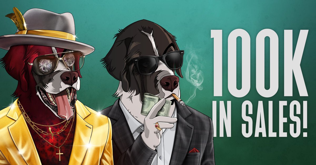 BernardBoysNFT's tweet photo. A milestone moment for the Mafia🤌

@BernardBoysNFT main collection has just passed 100K in trading volume! We would like to thank all of the Mafia and the #CNFT community for all of the support. This is only the beginning to our story. Let’s keep climbing 🍻

#MAFIA #CNFT #NFTs https://t.co/tETR7BznWB