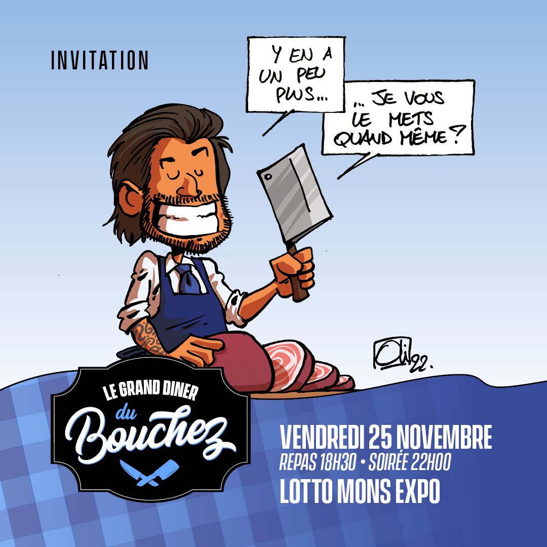 GLBouchez's tweet photo. 🎉 Retrouvons-nous nombreux ce 25 novembre au Lotto #Mons Expo pour une soirée… En Mieux! 
✍️ https://t.co/Vp38TxIBzW
ℹ️ https://t.co/CGeuMzSRXj
#ledinerdubouchez https://t.co/gsFol10XH4