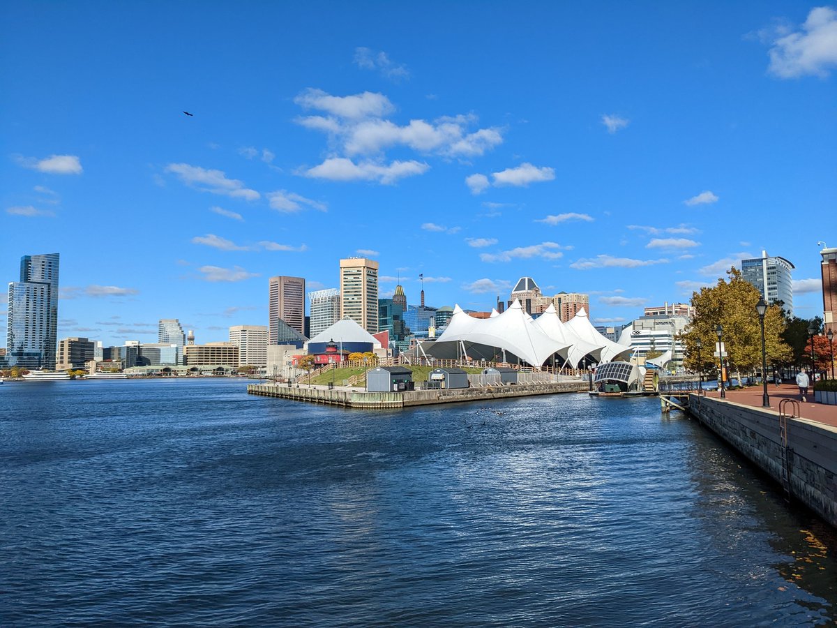 Sunshine in Baltimore on the last day of #naf2022. Thanks to all of the wonderful organizers and presenters for a fabulous conference!