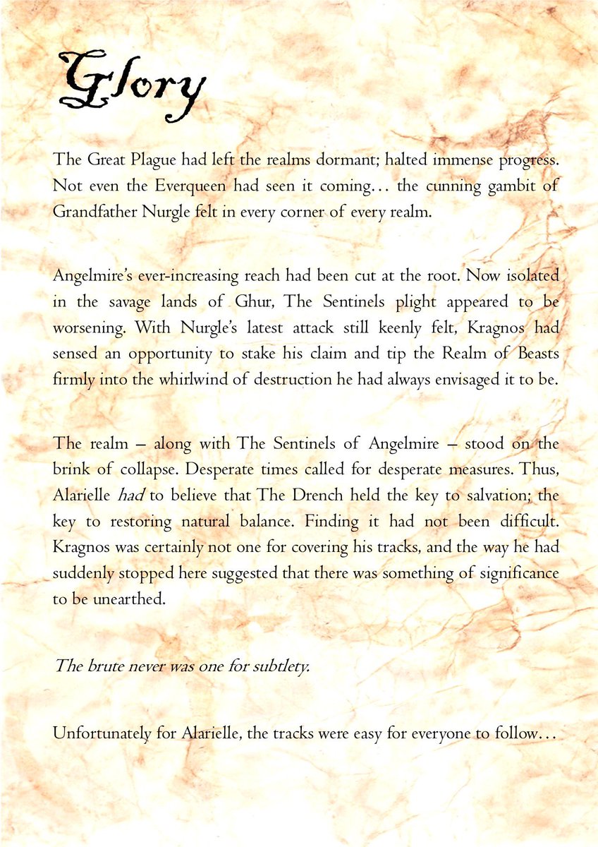GreeneJJ18's tweet photo. Not been able to give as much attention to prep as I would have liked, but The Sentinels of Angelmire can’t go out without some extension of the narrative! #pathtoglory https://t.co/vrnLghHL6T