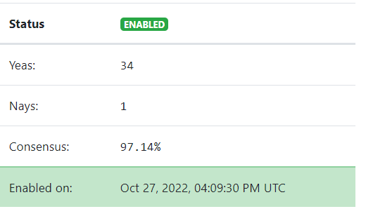 xrplynx's tweet photo. fixRemoveNFTokenAutoTrustLine has been enabled 🥳 https://t.co/AxtnLTCnBC
