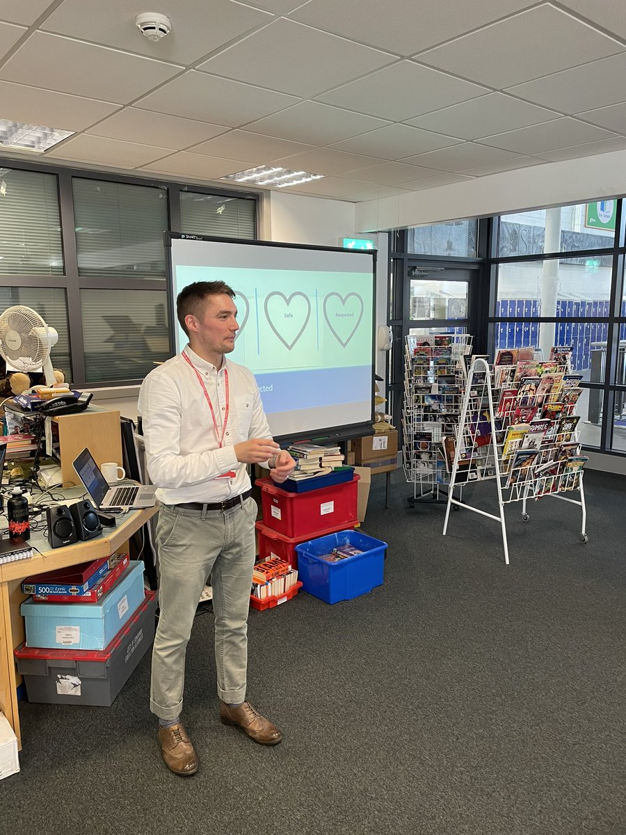 Great afternoon <a href="/GracemountHigh/">Gracemount High</a> delivering a session during Care Experience Week with the <a href="/whocaresscot/">Who Cares? Scotland</a> team. Discussing what it means to be Loved, Safe and Respected in school. #CEW22