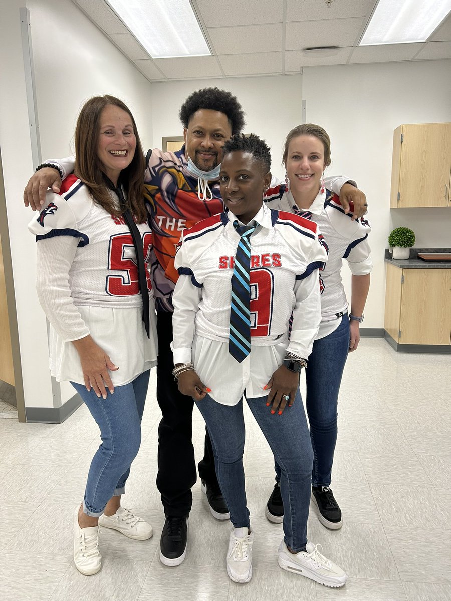 More Twin and Jersey Day at The Shores!! <a href="/MrsScott_2012/">Abby Scott</a> <a href="/smply_chell/">Michelle Smith, Ed.S</a> <a href="/marshall0093/">Coach Marshall458</a> <a href="/KimberleySorre1/">Kimberley Sorrell</a> <a href="/ShoresMiddle/">Potomac Shores Middle School</a>