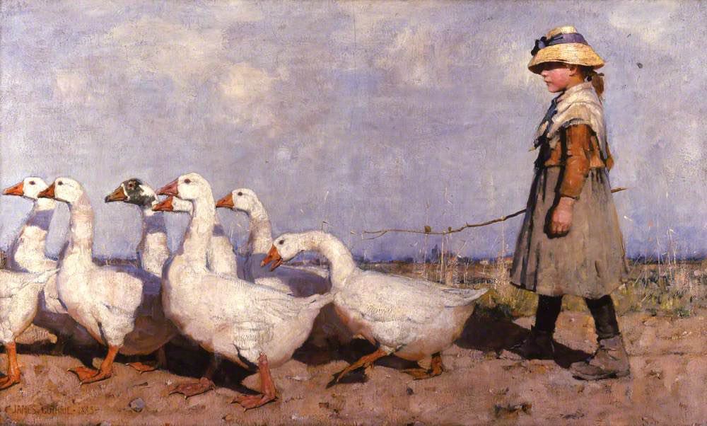 Supervisor with students. Do they know where they are going? (To Pastures New by Sir James Guthrie) #PhDVoice #AcademicChatter <a href="/AbdnArtMuseums/">Aberdeen Archives, Gallery & Museums</a>