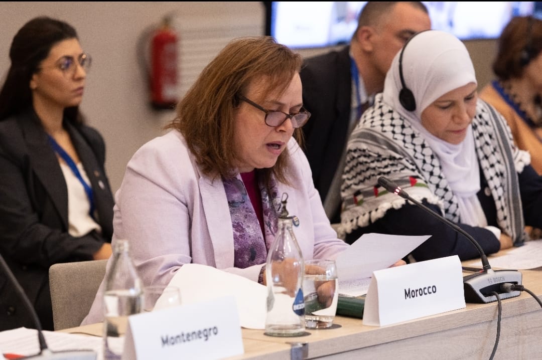 Cpd2M's tweet photo. 👉🏻 Représentant le gouvernement à cette rencontre, Aawatif Hayar, Ministre de la Solidarité, de l'intégration sociale et de la famille a pris part à la cérémonie d'ouverture et au débat sur la « violence contre les femmes et les jeunes filles".
#CPD2M #women #maroc #femmes https://t.co/Bn7wzUc20a