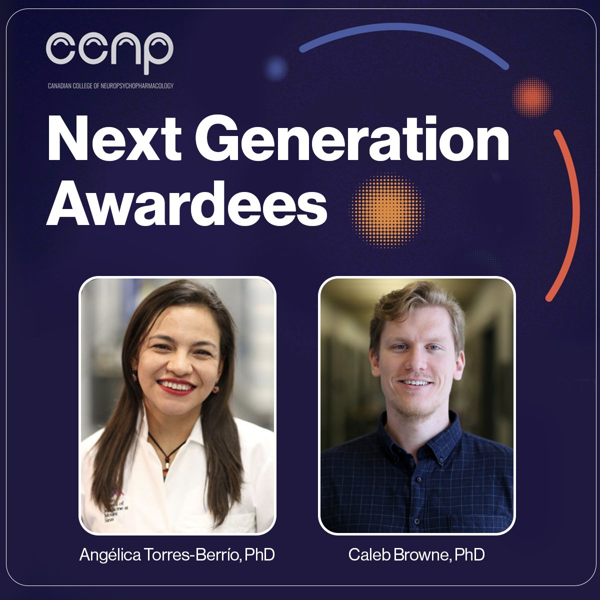 Friedman Brain Institute (@sinaibrain) on Twitter photo CONGRATS to postdocs Dr Angélica Torres-Berrío <a href="/angelica_atb/">Dr. Angélica Torres-Berrío 🇨🇴👩🏻🔬🧠🧬🚴🏻♀️</a> & Dr Caleb Browne <a href="/JDCalebBrowne/">Caleb Browne</a> on receiving the Next Generation Award from the Canadian College of Neuropsychopharmacology! THANK YOU <a href="/ccnp_ca/">CCNP</a> for recognizing these amazing neuroscientists! Exciting things to come!🎉 CONGRATS to postdocs Dr Angélica Torres-Berrío <a href="/angelica_atb/">Dr. Angélica Torres-Berrío 🇨🇴👩🏻🔬🧠🧬🚴🏻♀️</a> & Dr Caleb Browne <a href="/JDCalebBrowne/">Caleb Browne</a> on receiving the Next Generation Award from the Canadian College of Neuropsychopharmacology! THANK YOU <a href="/ccnp_ca/">CCNP</a> for recognizing these amazing neuroscientists! Exciting things to come!🎉