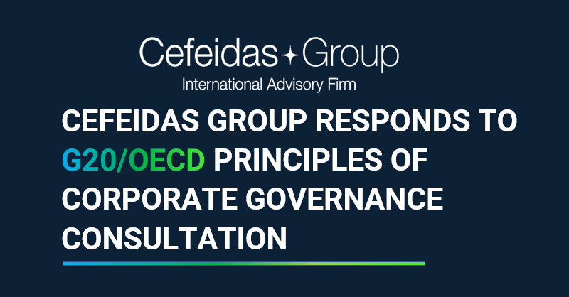 Cefeidas Group is glad to have participated in the Public Consultation on the Draft Revisions to the G20/OECD - OCDE Corporate Governance Principles.  
cefeidas.com/2022/10/26/cef…
cc. <a href="/OECD/">OECD ➡️ Better Policies for Better Lives</a> 
#CorpGov #ESG