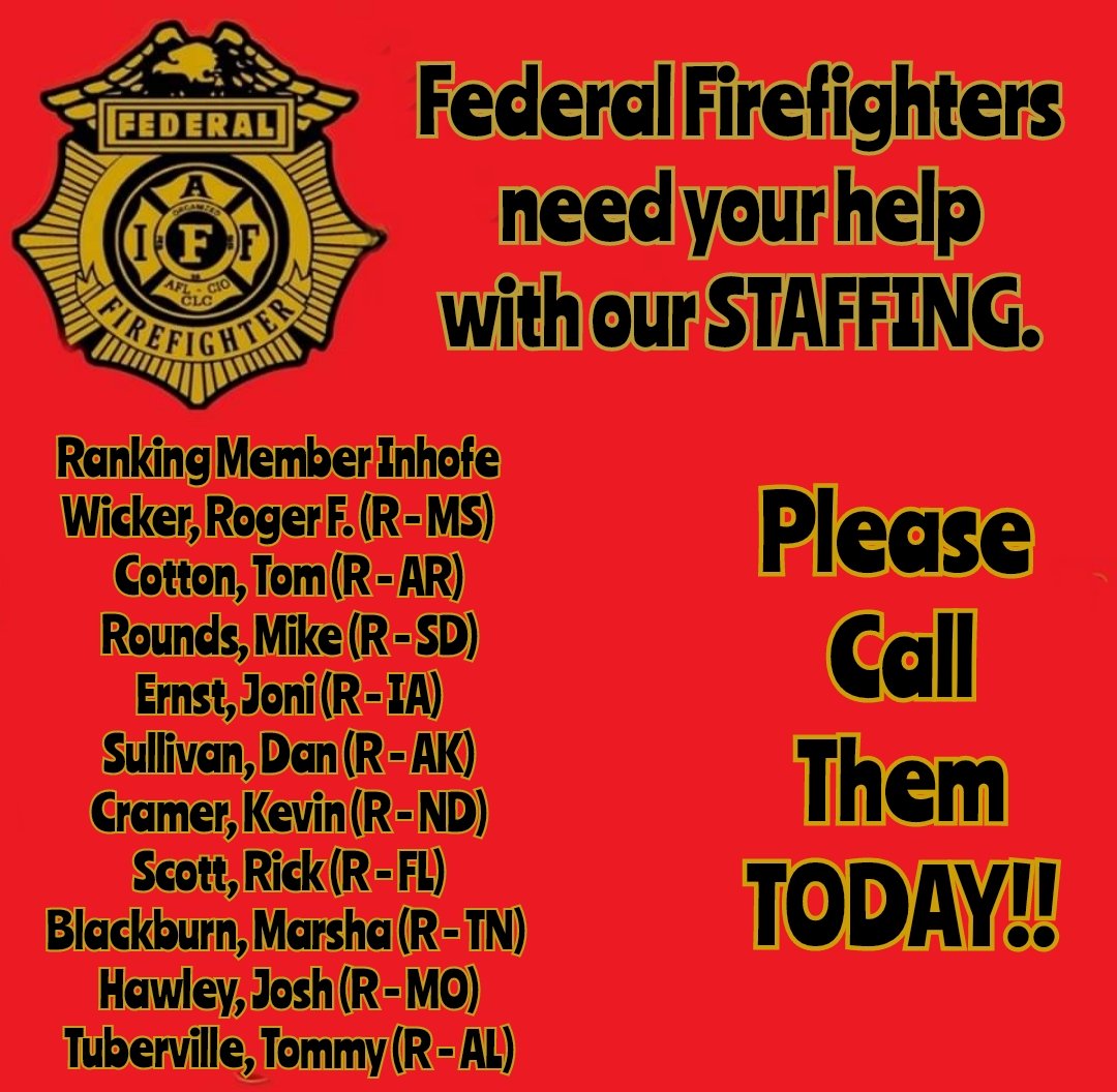 FedFireJC's tweet photo. We need your help and Fast, like today. We need GOP Support from @SASCGOP to adopt language from HR 7900 Sec 387 into the Senate version. @SenateGOP help us provide adequate staffing to our military communities. 

@IAFFLeg @IAFFofficial @MilitaryTimes @thehill @militarywifemov https://t.co/9QyUoEXfwB