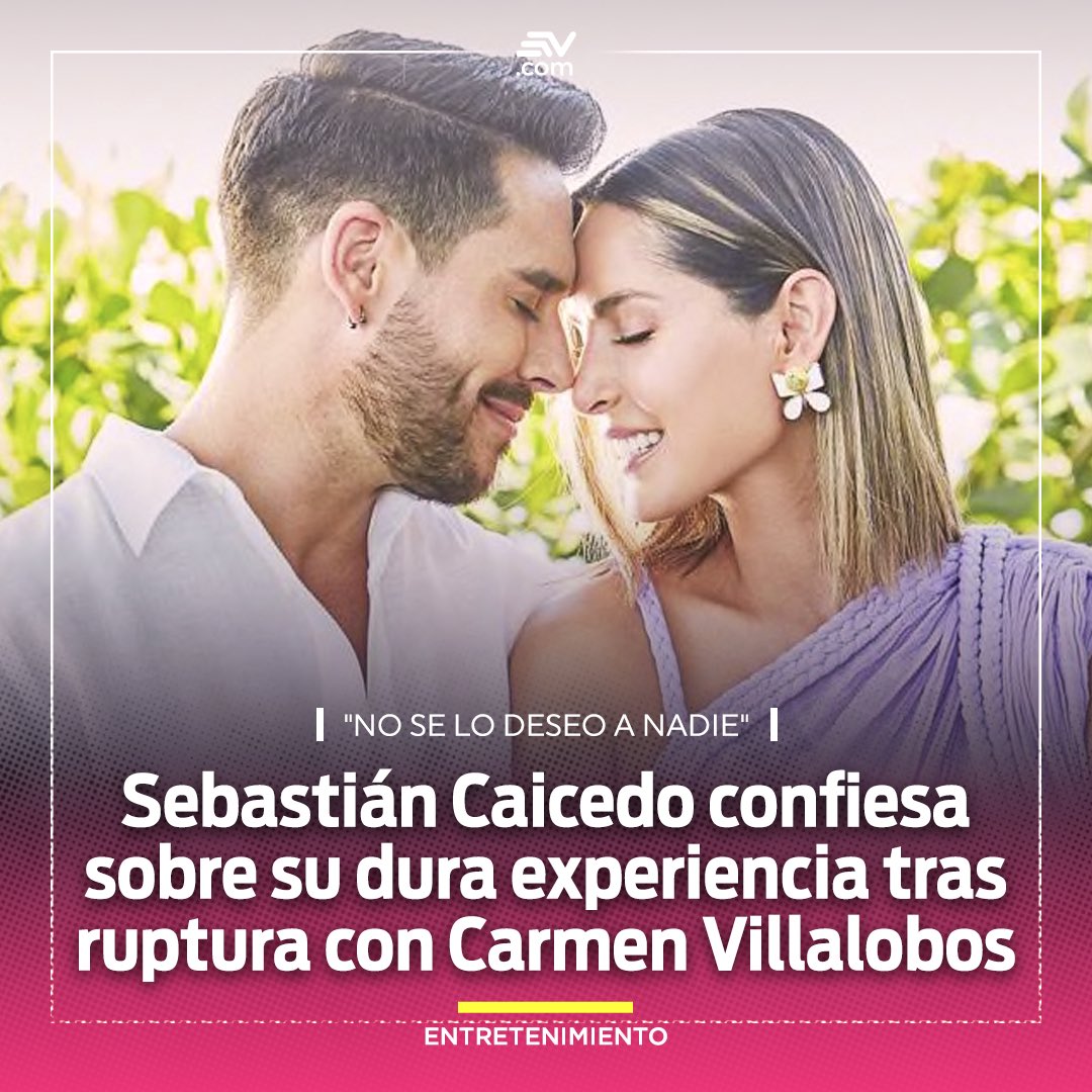 El actor #SebastiánCaicedo, expareja de la artista colombiana #CarmenVillalobos, confesó sobre los momentos que atravesó posterior a su separación: 
💔 "Para nadie es un secreto...".

🫥 Te contamos lo que dijo 👉 bit.ly/3De6Jiv