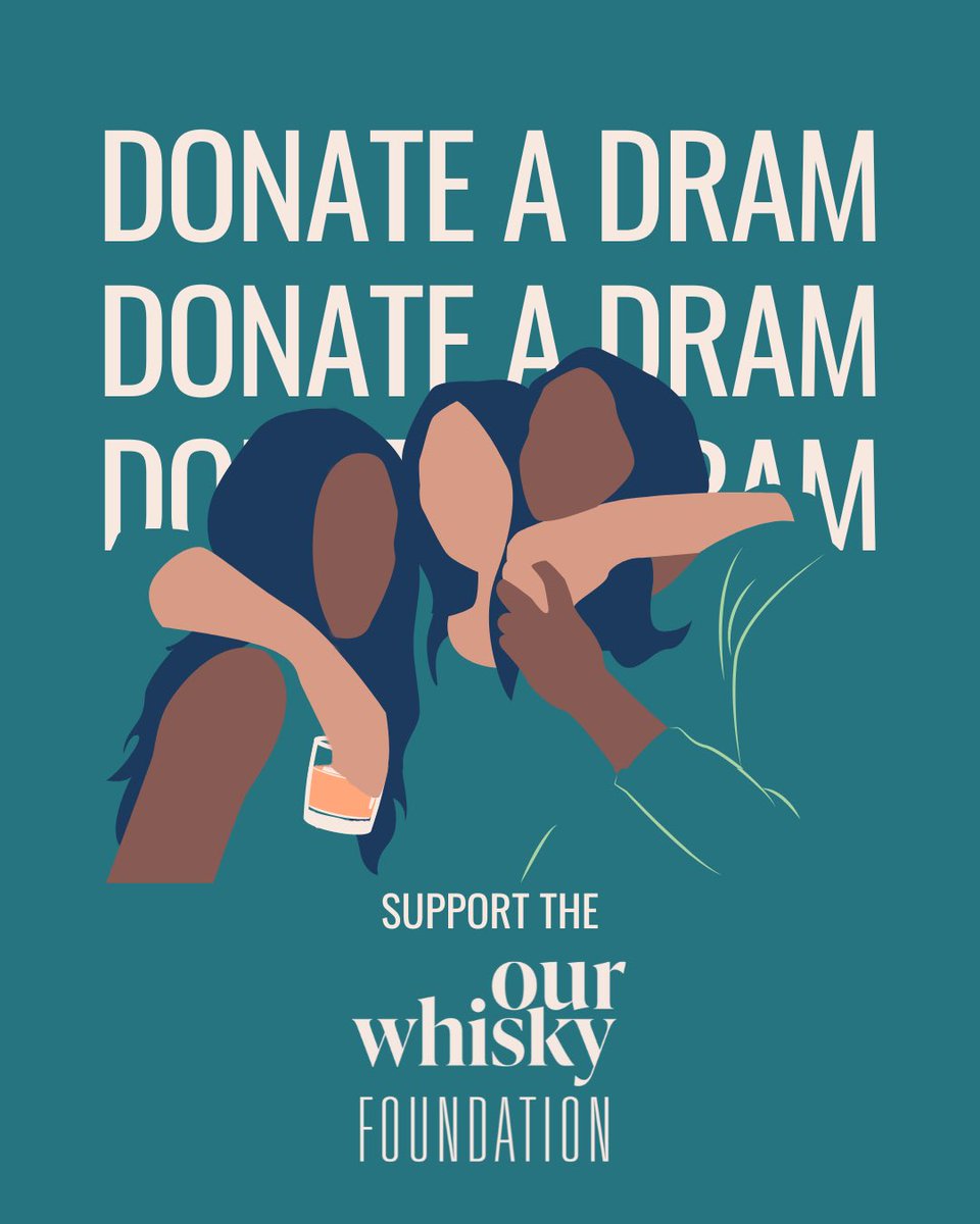 Can you spare the price of a dram to support women in whisky around the world? ourwhiskyfoundation.org/support-us