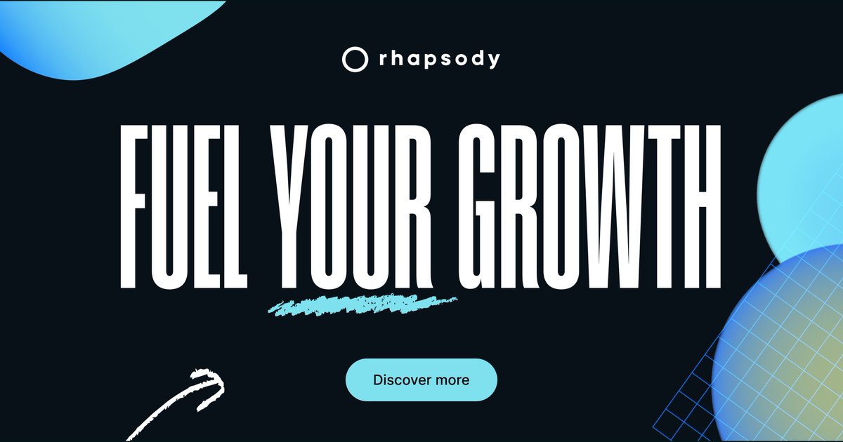 We know that, as a business, it can be challenging to secure stable growth. That’s why we created the program called Rhapsody Accelerator. 

We’re ready to give you a hand; are you ready to take your next step?

rhapsodymedia.com/marketing-serv…

#MarketingStrategy #Marketing #Creative