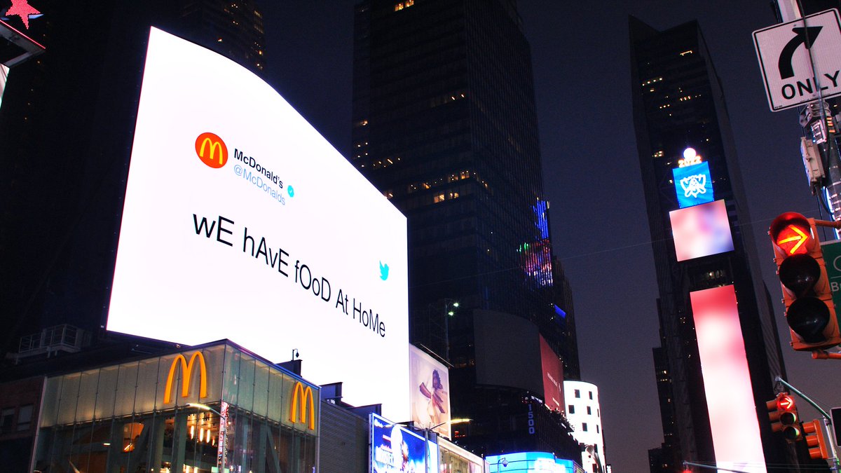 McDonald's tweet media