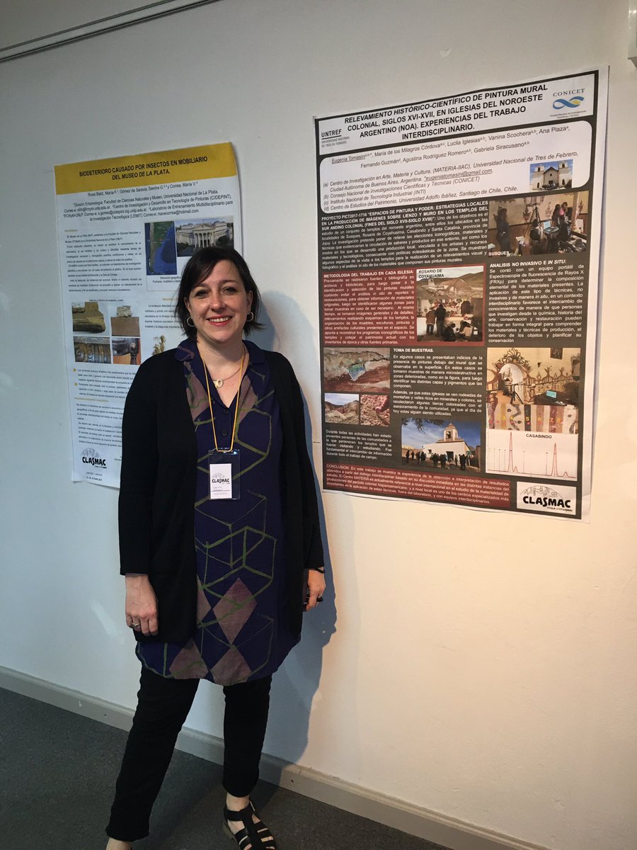 Euguenia77's tweet photo. Participando y disfrutando con amistades y colegas en el #CLASMAC en Uruguay en San José. #CienciasDelPatrimonio #HeritageScience @sanjose_turismo @marcelaasre_arq @UNTREF @CONICETDigital https://t.co/TMABQrRitk