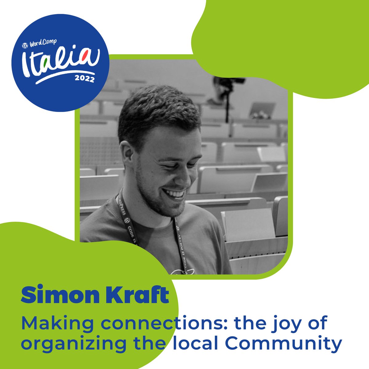 Vi presentiamo il terzo gruppo di speaker che salirà sul palco del WordCamp Italia 2022:
<a href="/Alice_Ridice/">Alice Orrù</a>
<a href="/amonteverdi/">Alberto Monteverdi</a> 
<a href="/cmoreira/">Carlos Moreira</a>
<a href="/krafit/">Simon - inactive</a>  

Programma completo: bit.ly/3dUmEK8 o link in bio
Biglietti: bit.ly/3B5BoyK o link in bio