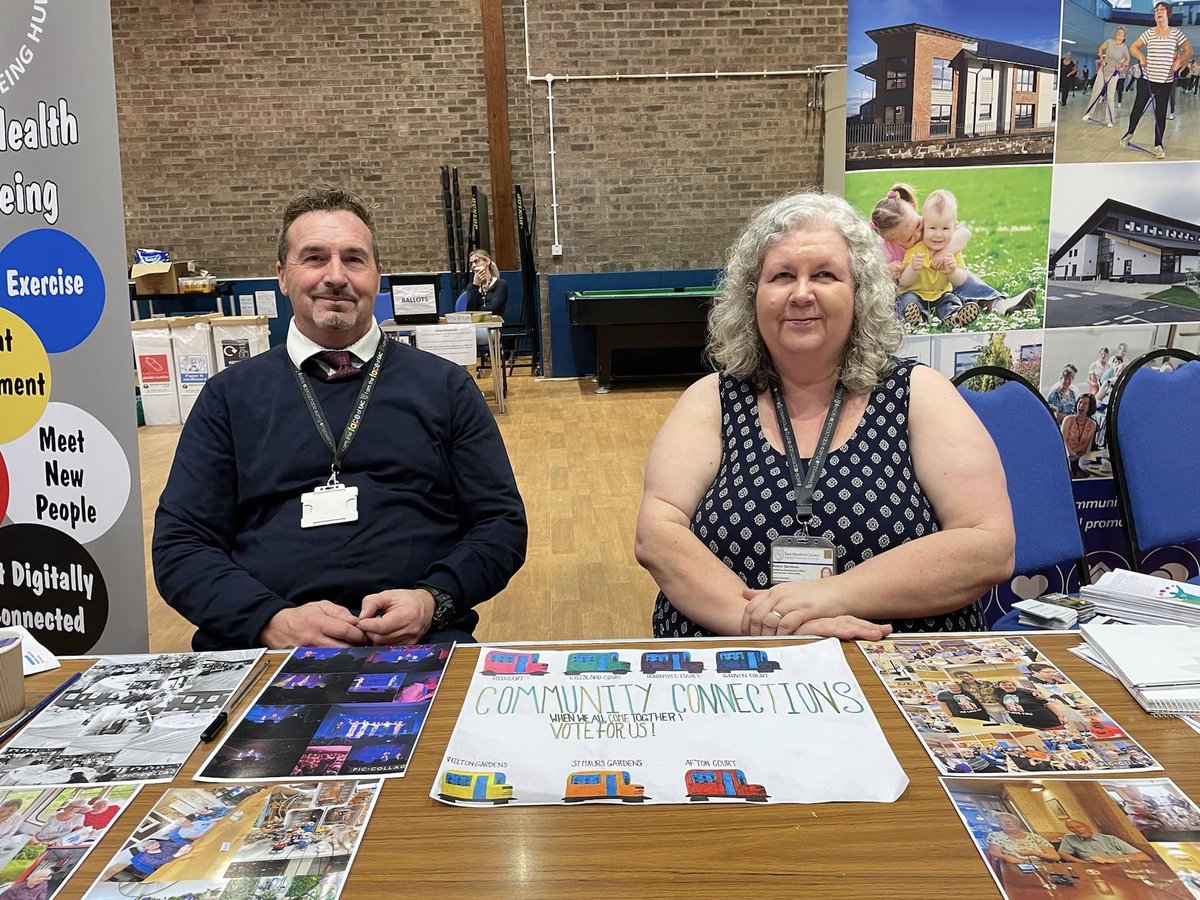 A great visit to the first of our Wellbeing for All participatory budgeting events, running from 3pm-7pm today at The Howard Centre, Kilmarnock! 🎉😄

Come along and meet some fantastic local organisations who are looking for your votes! 👇🏻