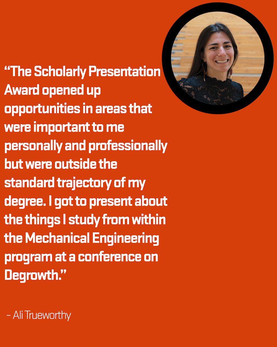 Apply for the Scholarly Presentation Award! The Graduate School offers the Scholarly Presentation Award to provide graduate students with financial support to assist with costs associated with presenting their work at academic conferences and meetings.

beav.es/5cK
