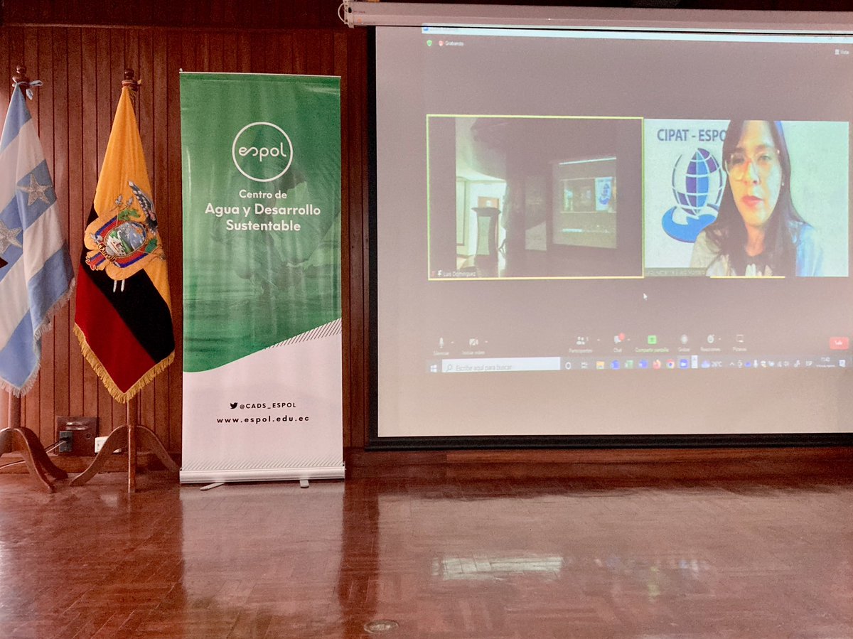 AVSFlatam's tweet photo. 🔵🟢🟤 #Costea 🇪🇨
Para el final de la primera parte de este encuentro, escuchamos la presentación de los resultados de la investigación de Lady Bravo, maestrante @espol.
“Interacción río-acuífero mediante análisis isotópico-hidrogeológico”. https://t.co/gY0JslPWH6