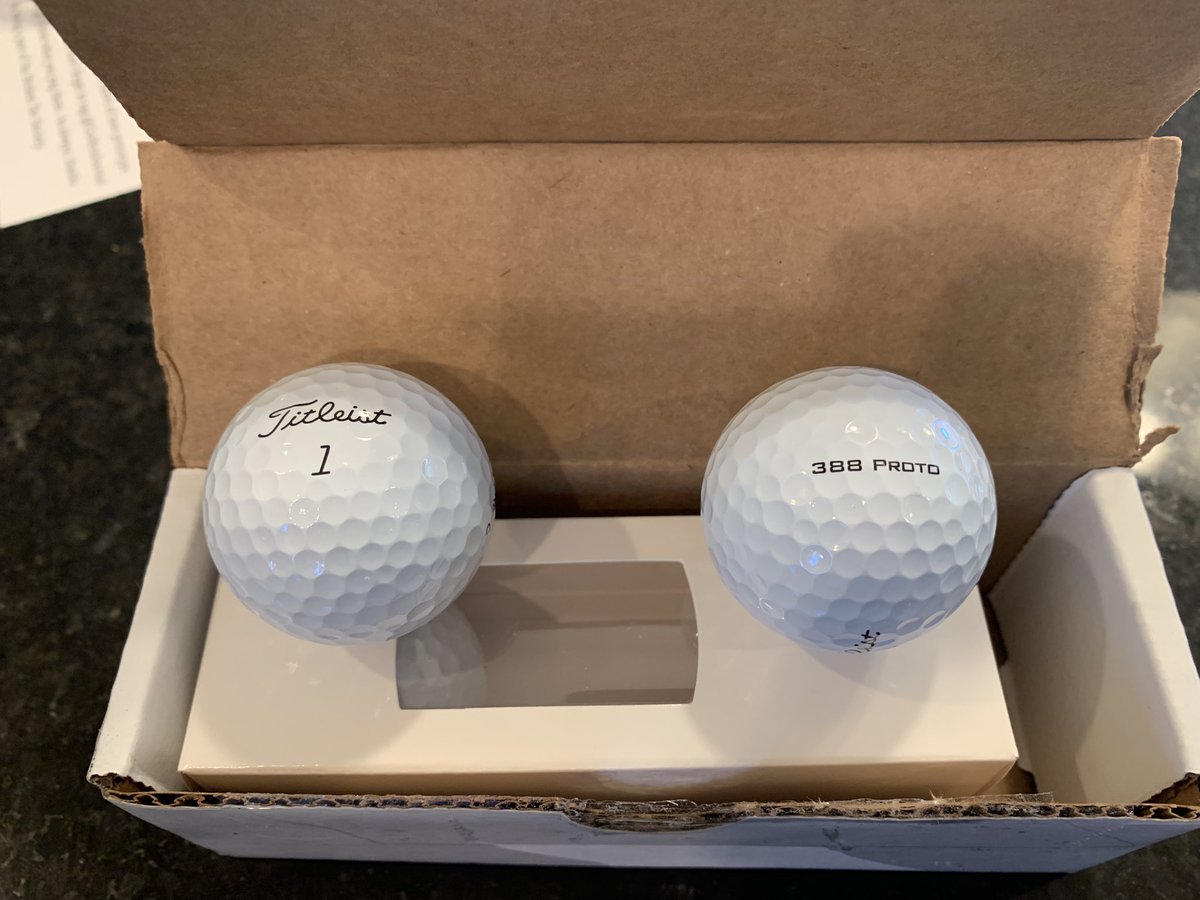 Huge mail day!! Thanks @GolfersJournal for hooking me up with the new prototype @Titleist ProV1s. And to those who find these in the next couple days @LlanerchCC , you’re welcome. 😂